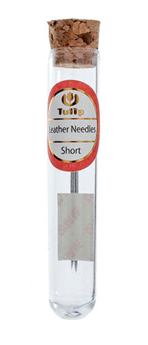 Tulip Leather Needle Short 2pcs. .96x39.4mm