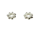 1x4mm Daisy Spacer Rhodium