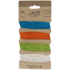 Hemp 100% Natural 0.5mm 10lb 4x41.9ft Bright Colours