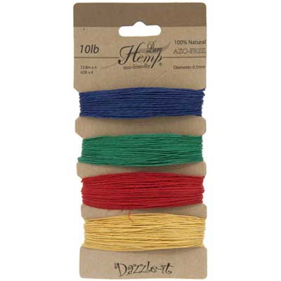 Hemp 100% Natural 0.5mm 10lb 4x41.9ft Primary