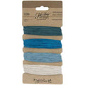 Hemp 100% Natural 0.5mm 10lb 4x41.9ft Shades of Aqua