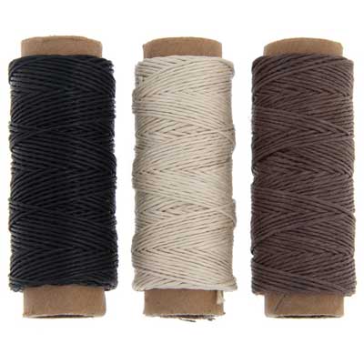 Hemp Natural 0.5mm 59ft 10lb 3 Spools Natural