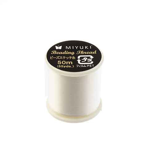 Miyuki Nylon Beading Thread B Eggshell (50m)