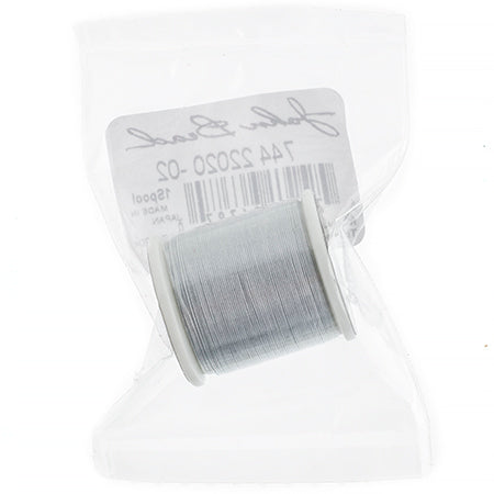 Miyuki Nylon Beading Thread B Silver (50m)