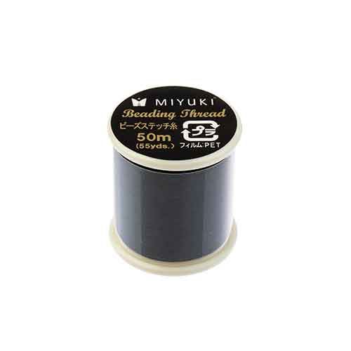 Miyuki Nylon Beading Thread B Black (50m)