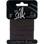 Dazzle-It Silk Bead Thread D (5.9lbs) Charcoal 28yds