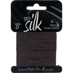 Dazzle-It Silk Bead Thread D (5.9lbs) Charcoal 28yds