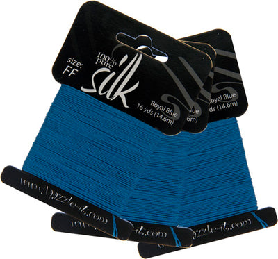 Dazzle-It Silk Bead Thread FF (12.8lbs) Royal Blue