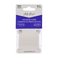 Dazzle-It Silk Bead Thread w/ Needle 2m White 0.60mm