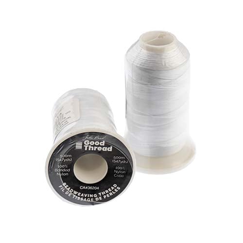 Good Thread Beading 500m Spool White JBC Special