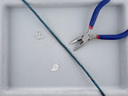 2.5x4mm Hematite Heishi Beads Metallic Blue