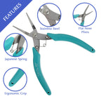 Dazzle-It Japanese Style Pliers 5.5inch Flat Nose