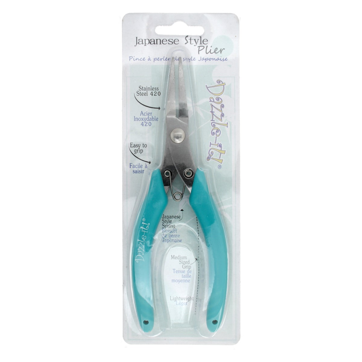 Dazzle-It Japanese Style Pliers 5.5inch Bent Nose