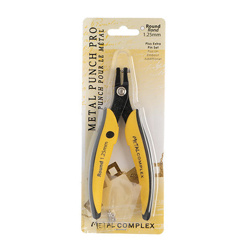 Metal Complex Plier Hole Punch w/1 Extra Pin Set