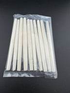 Ivory Buffalo Bone Pipe, Standard thickness  0.5–4inch Carved Bone Pieces for Jewelry & Crafts