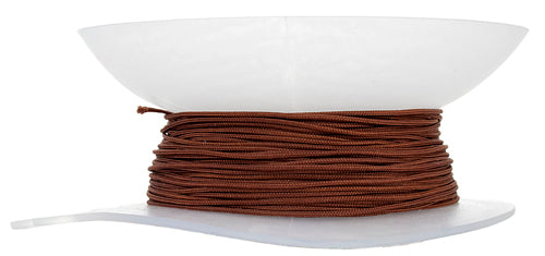 Lovely Knots/Knotting Cord 1mm 50yard Bobbin Brown