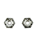 1.5x5mm Daisy Spacer Rhodium