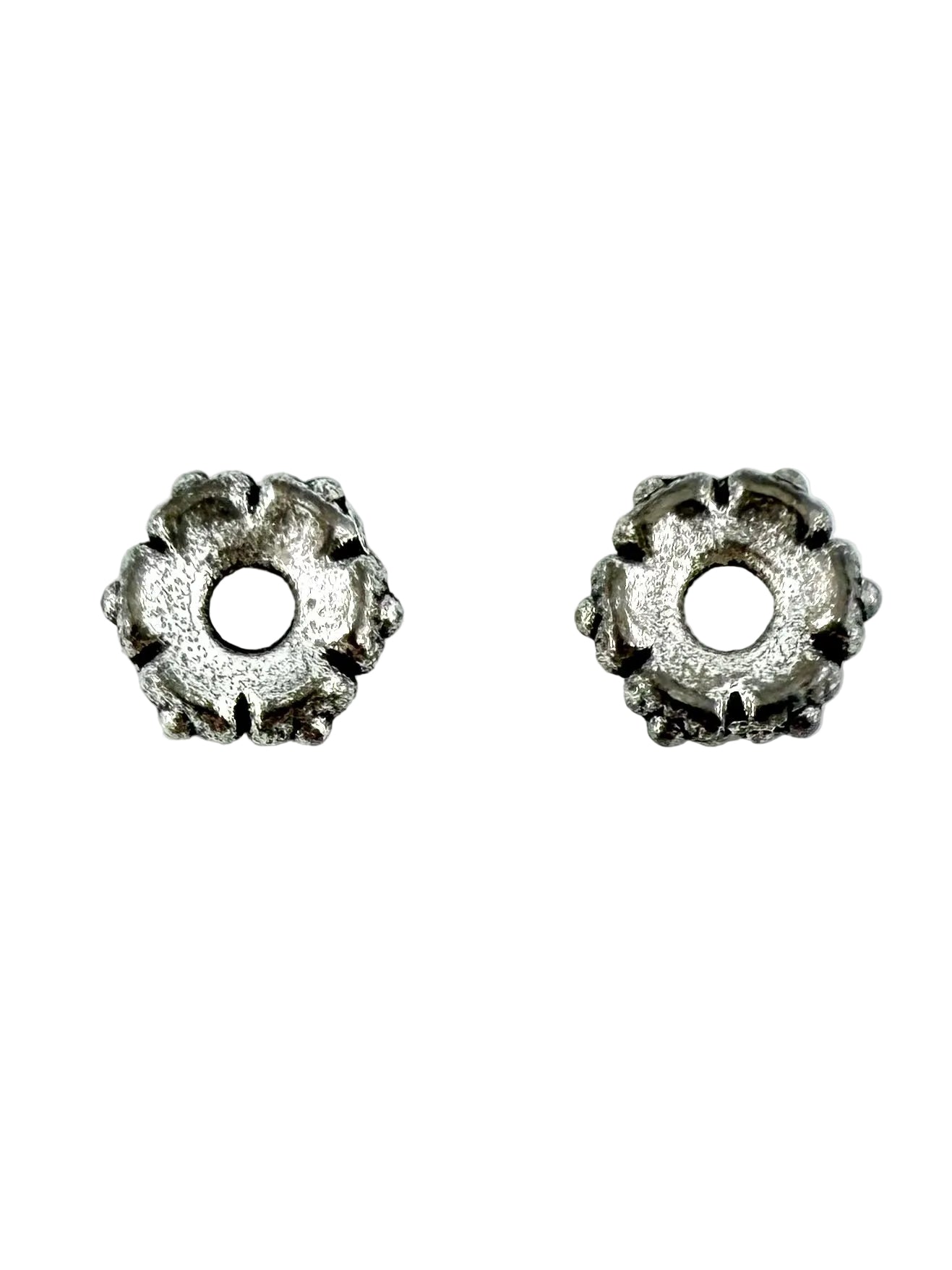 1.5x5mm Daisy Spacer Rhodium