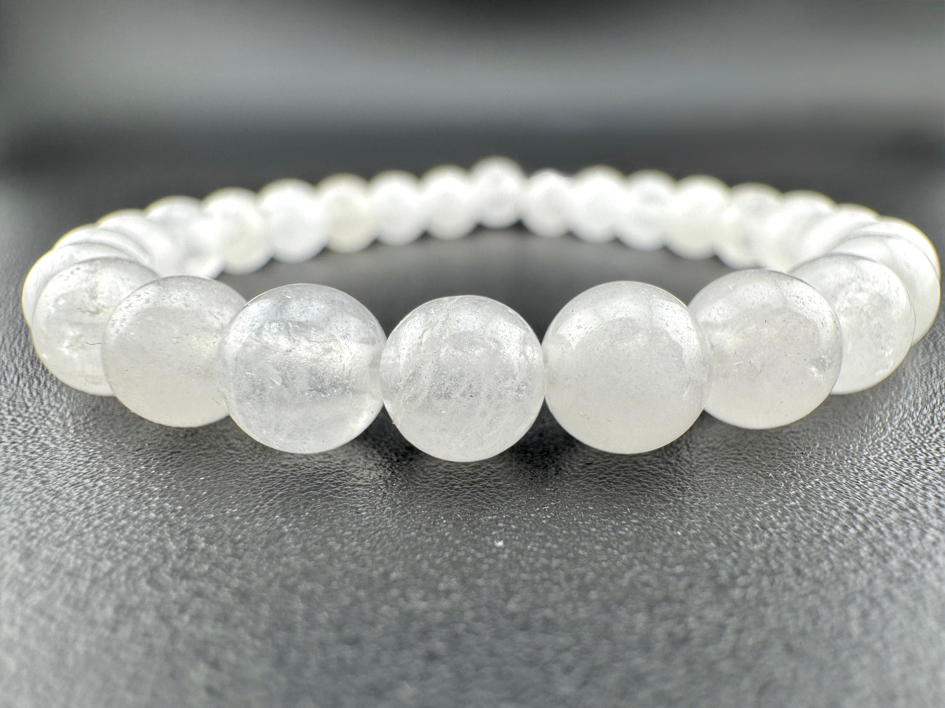 White Jade Beads Available in 6mm, 8mm Sizes
