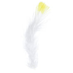 Marabou Feathers 4-6in Wht/Yellow (3Headersx6g ea)