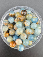 Blue Calcite Beads Available in 8mm Sizes