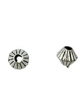 4x5mm Metal Bicone Spacer Rhodium