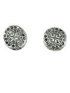 12x4mm Spacer Disk Rhodium