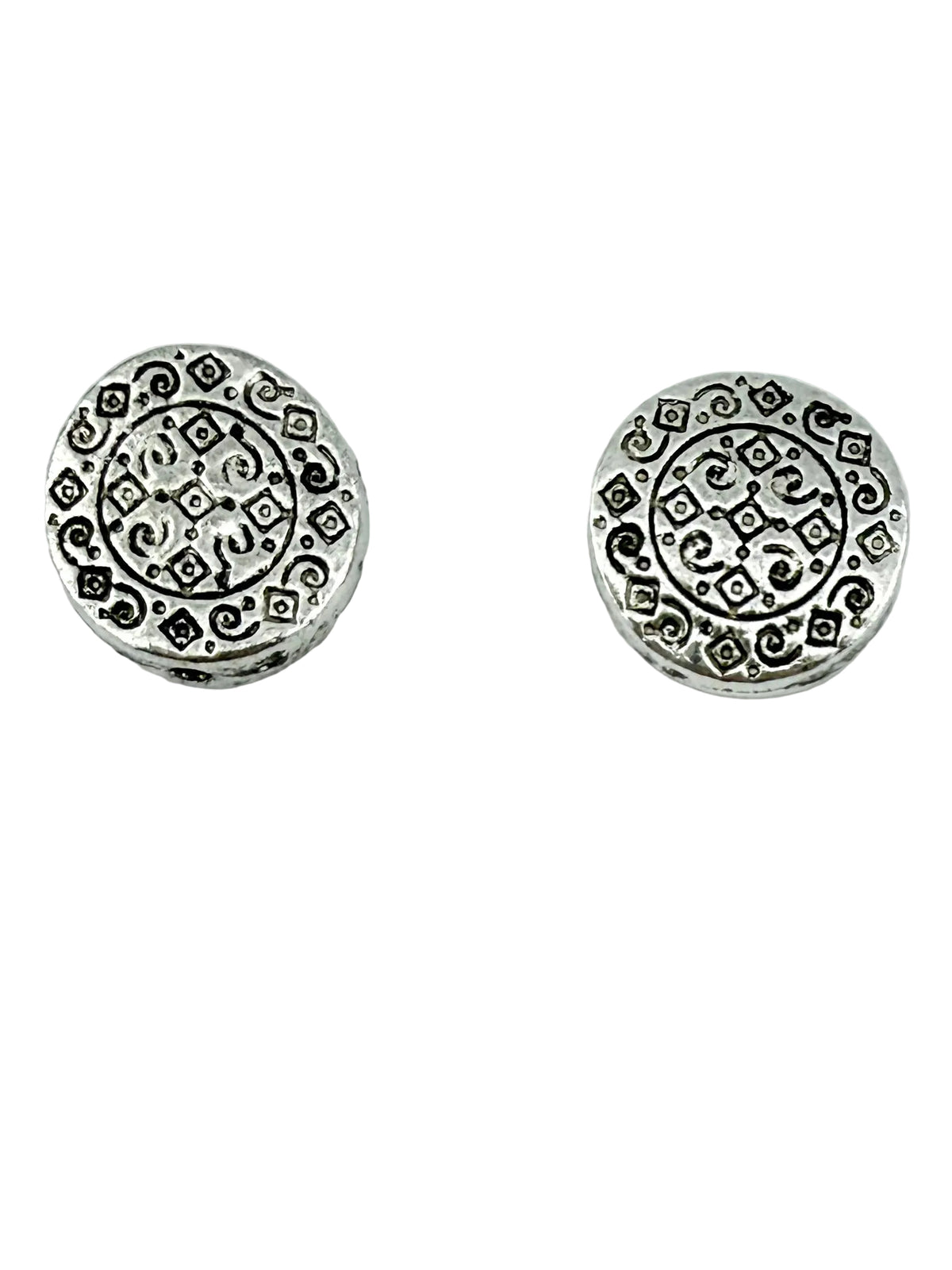 12x4mm Spacer Disk Rhodium