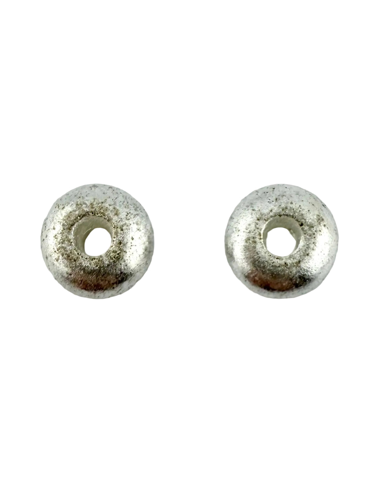 3x6mm Matte Finish Spacer Disk Silver