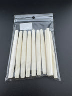 Ivory Buffalo Bone Pipe, Standard thickness  0.5–4inch Carved Bone Pieces for Jewelry & Crafts