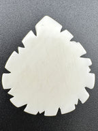 41mm Bone Flower Tear Drop Pendant – Hand Carved Bone, Tribal & Indigenous Style