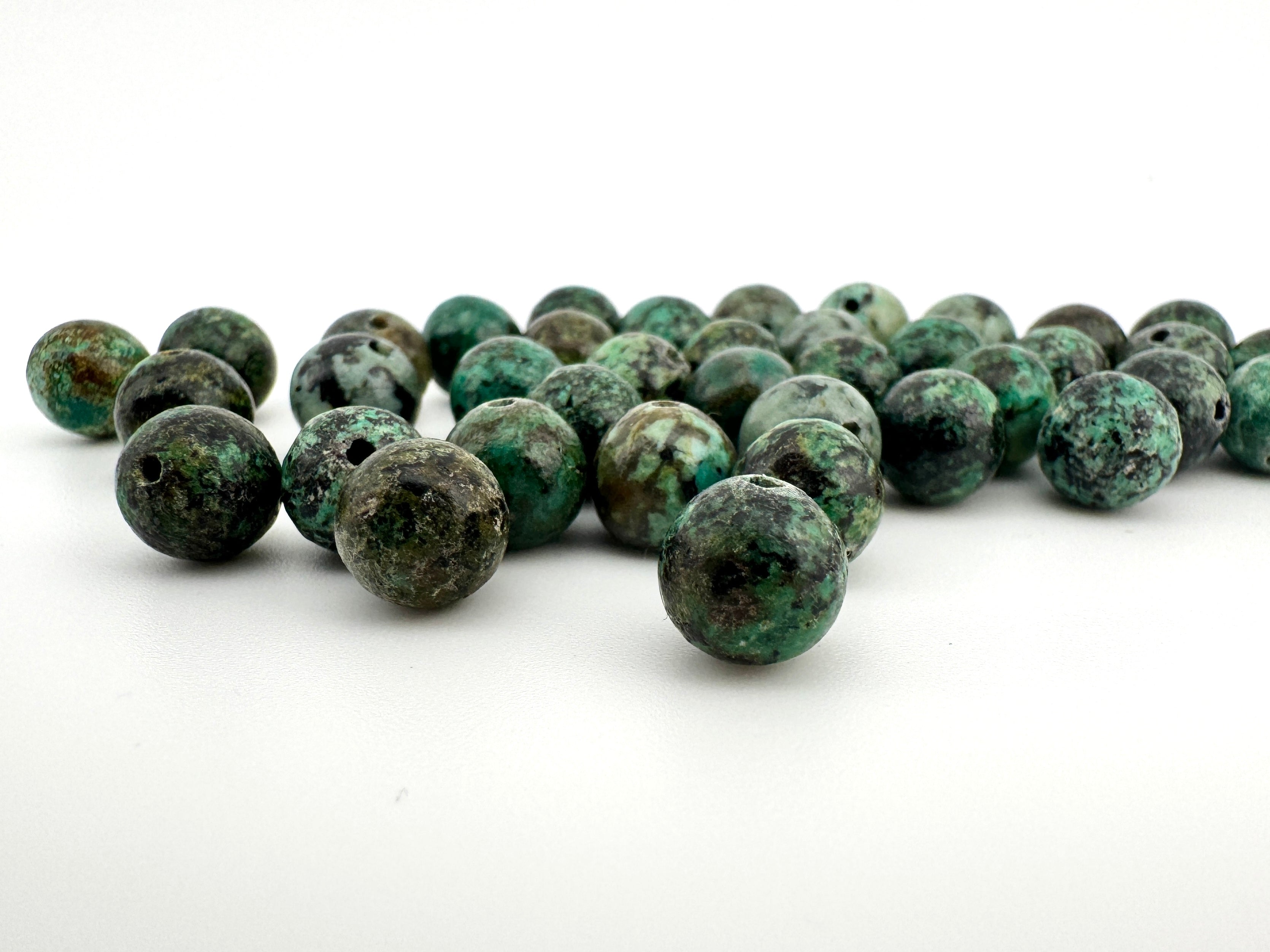 African Turquoise Beads Available in 6mm, 8mm, 10mm Sizes