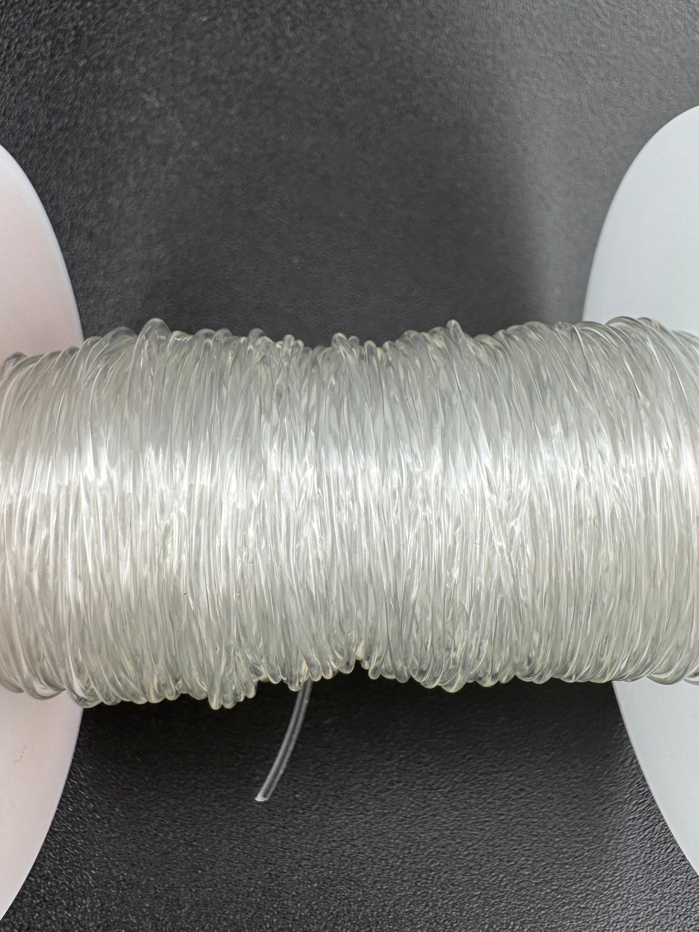 TBS Korean Elastic Cord Available in 0.8mm and 1.0mm Clear 25 yard Roll