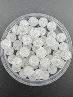 Matte Crackle Quartz Beads Available in 6mm, 8mm, 10mm Sizes