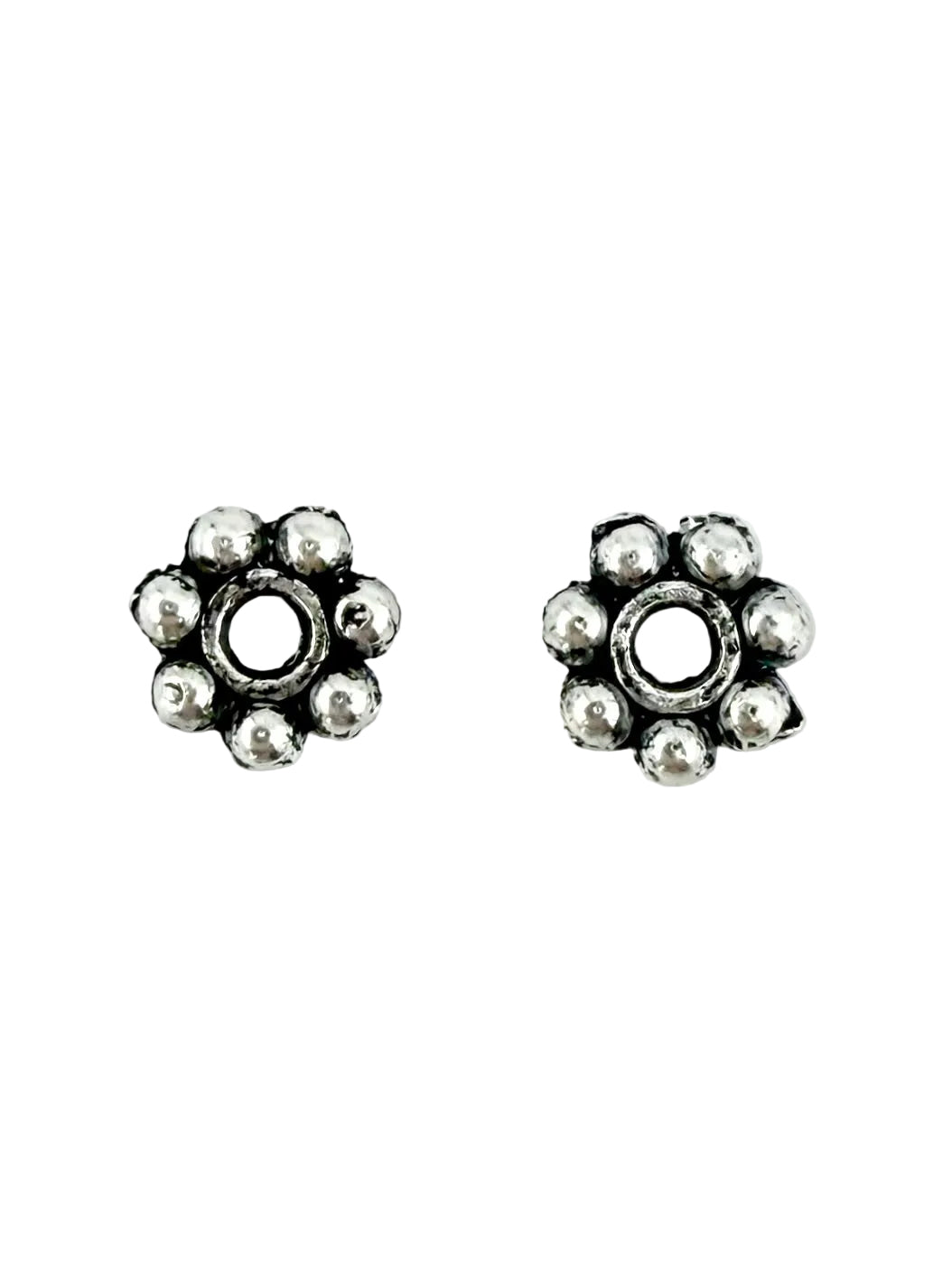1.5x6mm Daisy Spacer Rhodium