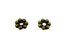 1.5x5mm Daisy Spacer Antique Brass
