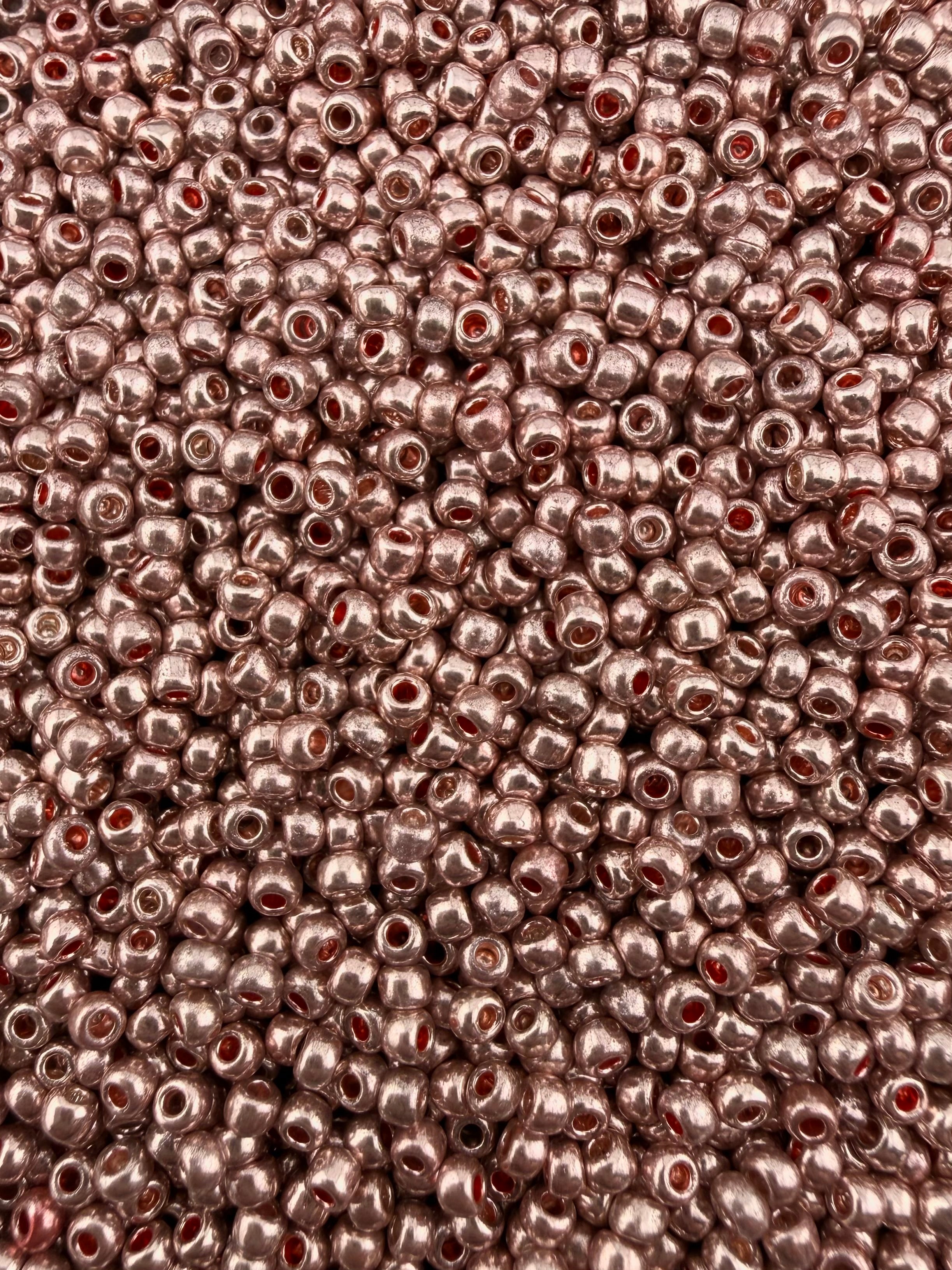 Mino Seed Beads 11/0 Metallic Rose Gold