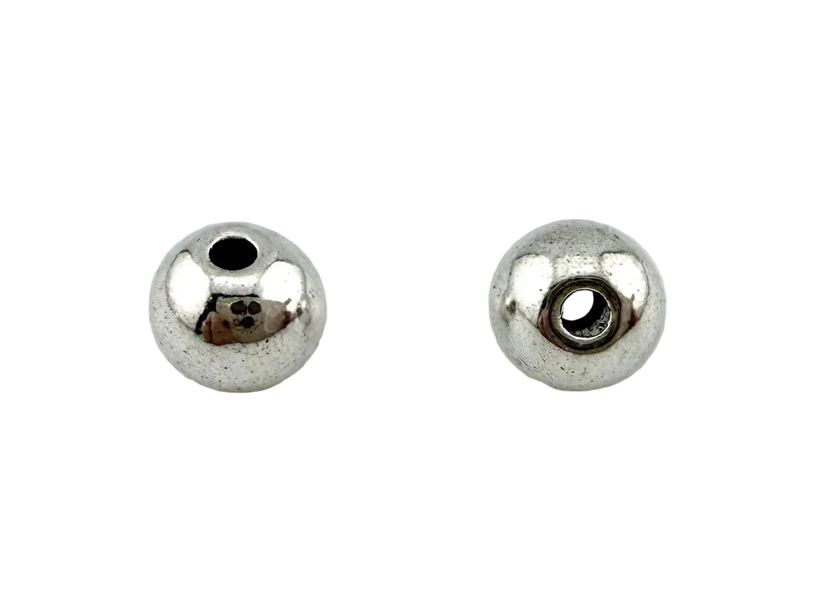 6mm Spacer Bead Rhodium