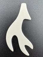 55mm Bone Antler Pendant – Hand Carved Bone, Tribal & Indigenous Style