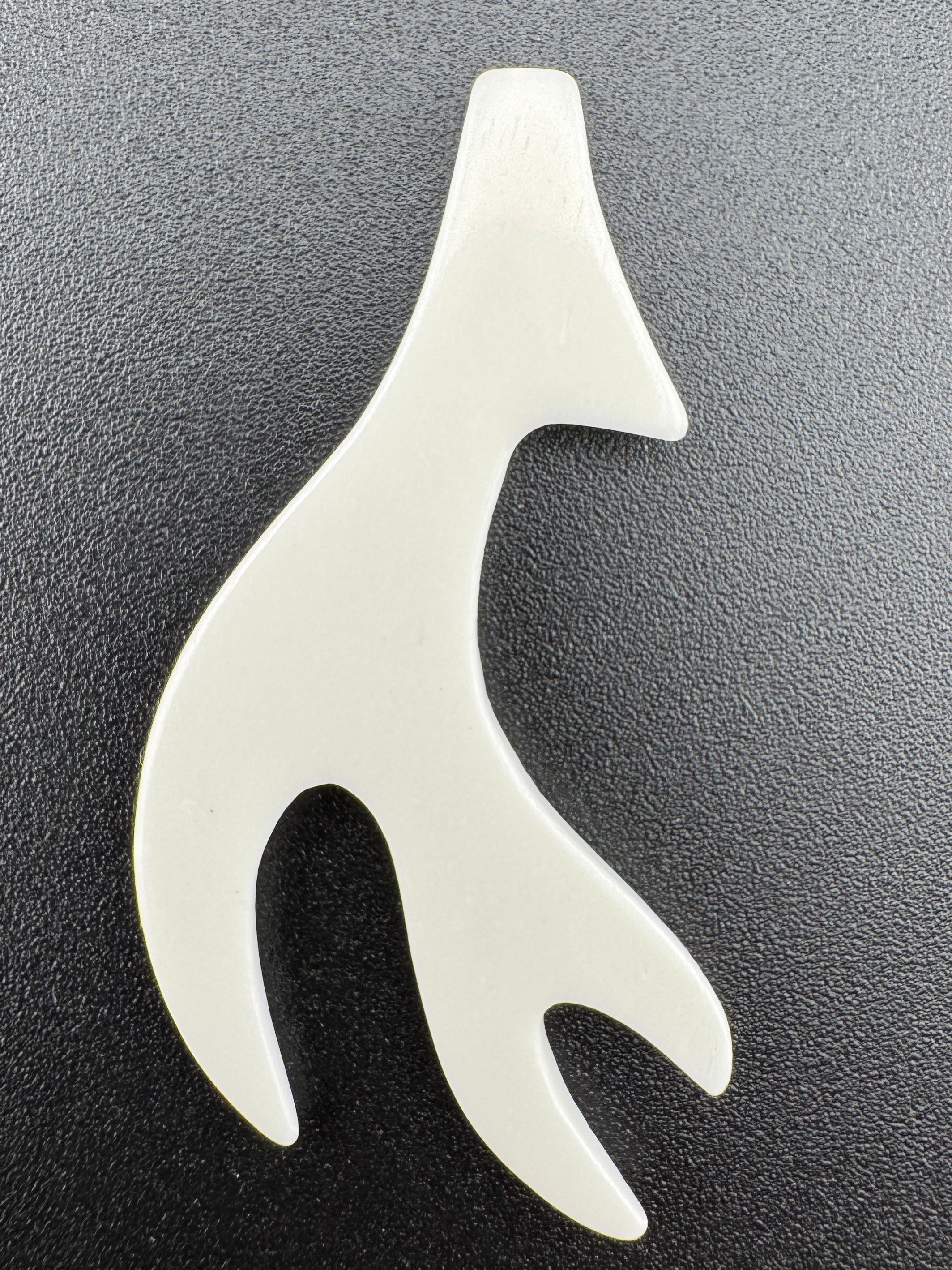 55mm Bone Antler Pendant – Hand Carved Bone, Tribal & Indigenous Style