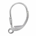 925 Sterling Silver Lever Back Earring Hook, 17x12mm / Pair