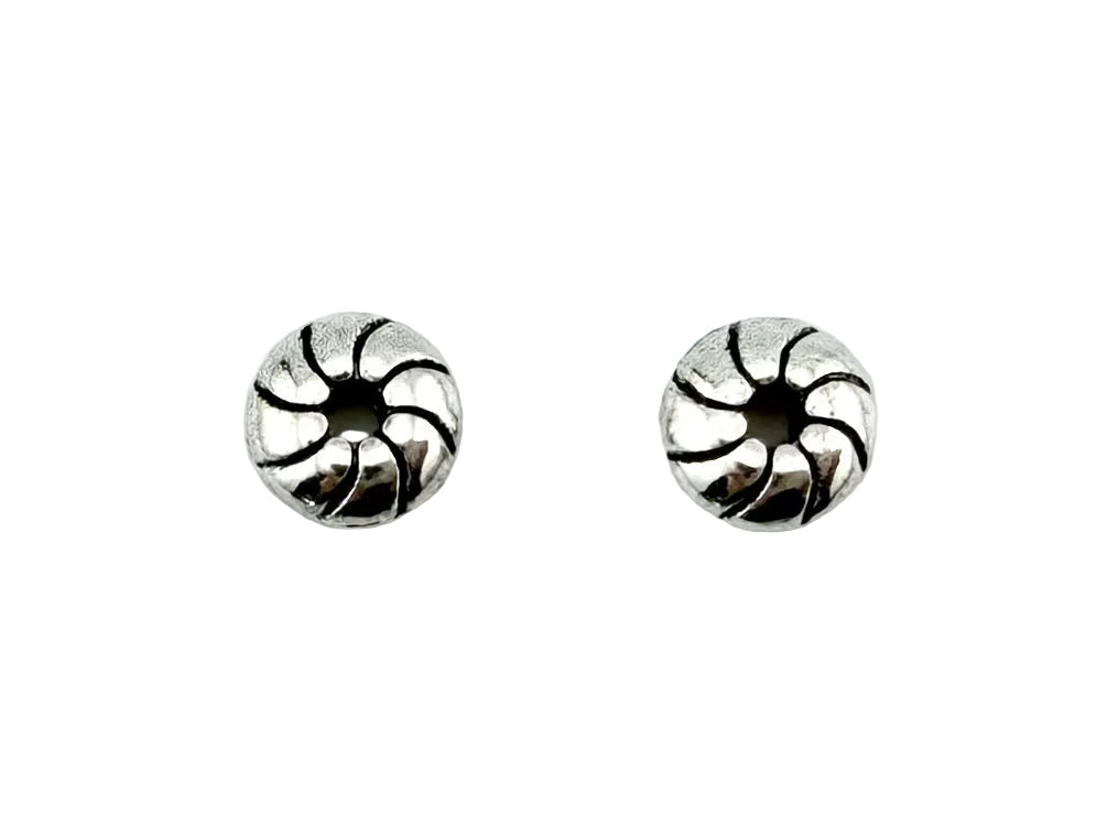 2.5x6mm Spacer Disk Rhodium