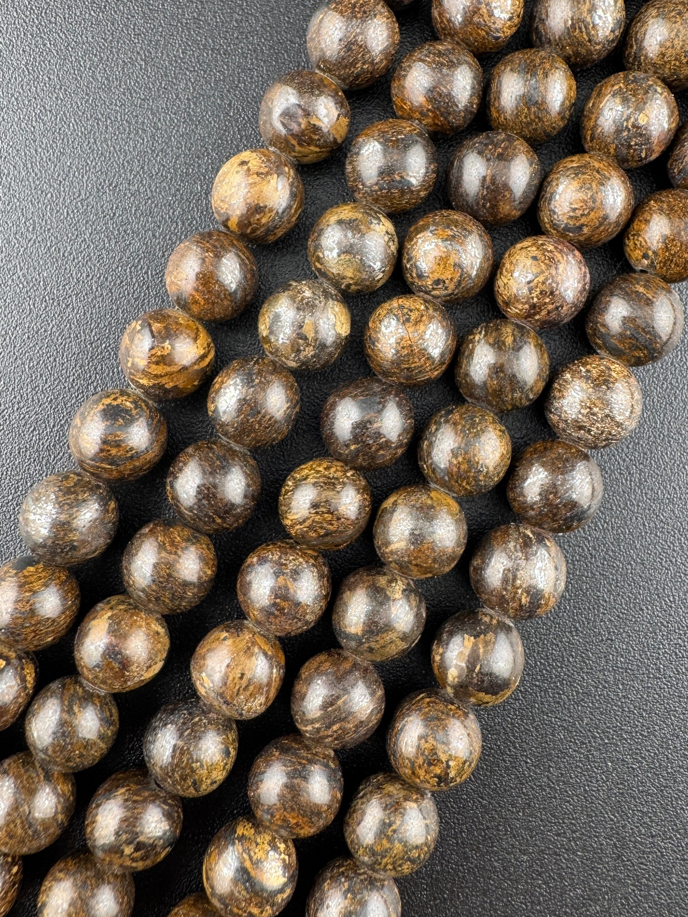 Bronzite Beads Available in 6mm, 8mm, 10mm Sizes