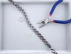 4x12mm Hematite Round Frame Beads
