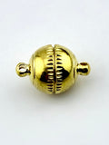 12mm Round Magnetic Claps Gold