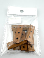 Leather Spacer strip 3 or 4 Hole Connectors for Jewelry Making & Beading Projects