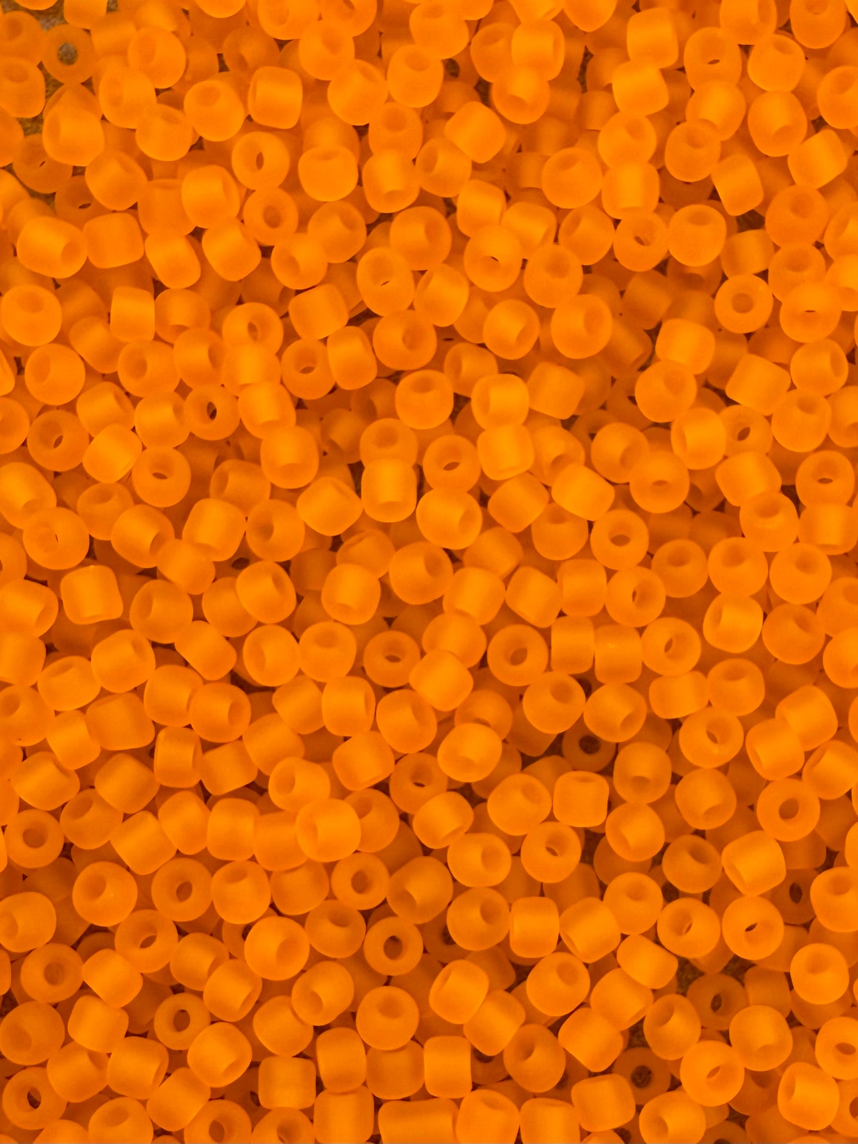 Mino Seed Beads 11/0 Matte Transparent Orange