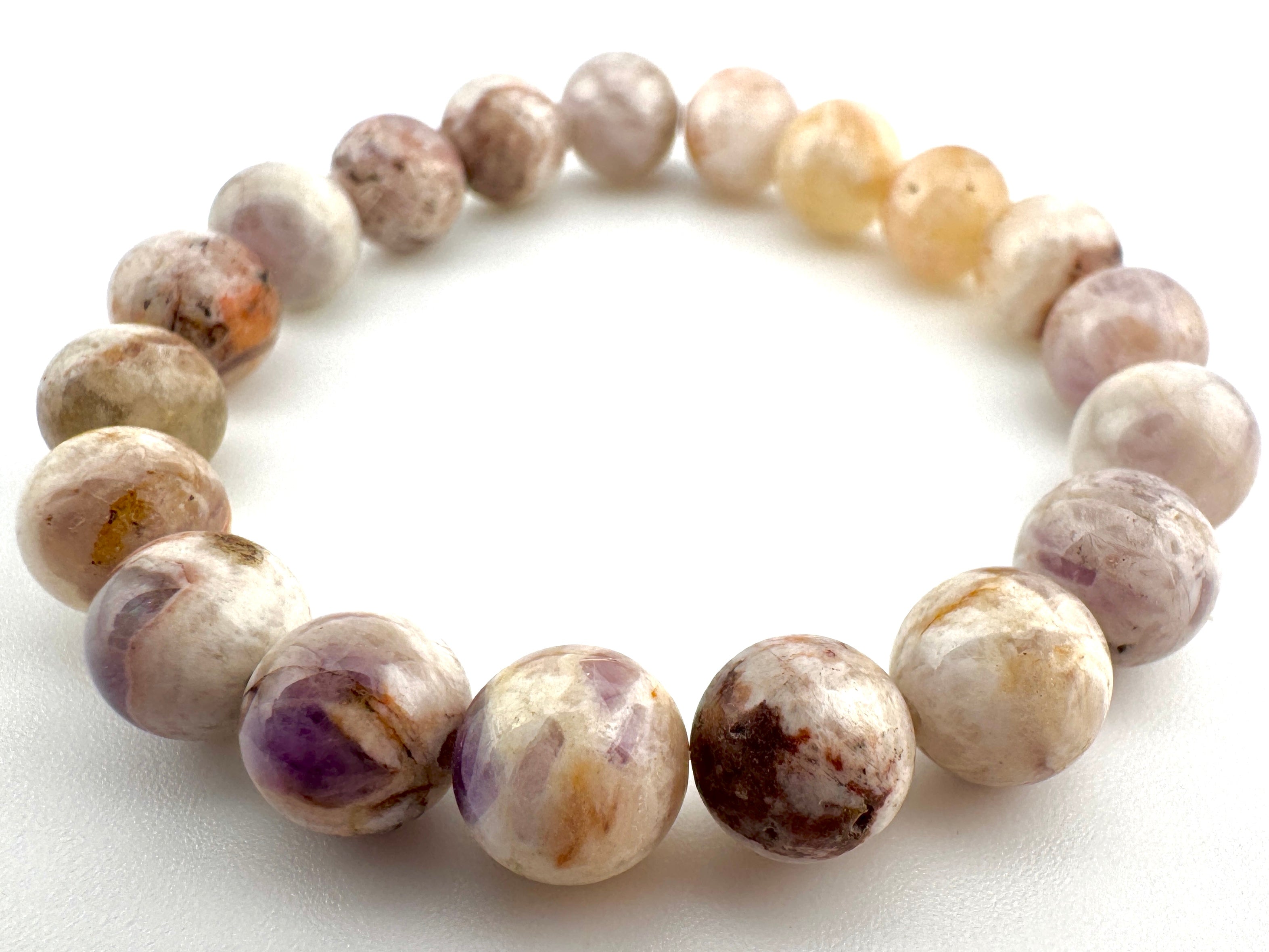 Matrix Amethyst Beads Available in 6mm, 8mm Sizes