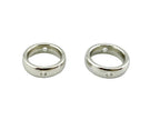 12x3.5mm Tibetan Spacer Barrell Rhodium