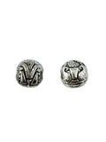 8.5x7mm Spacer Bead Rhodium